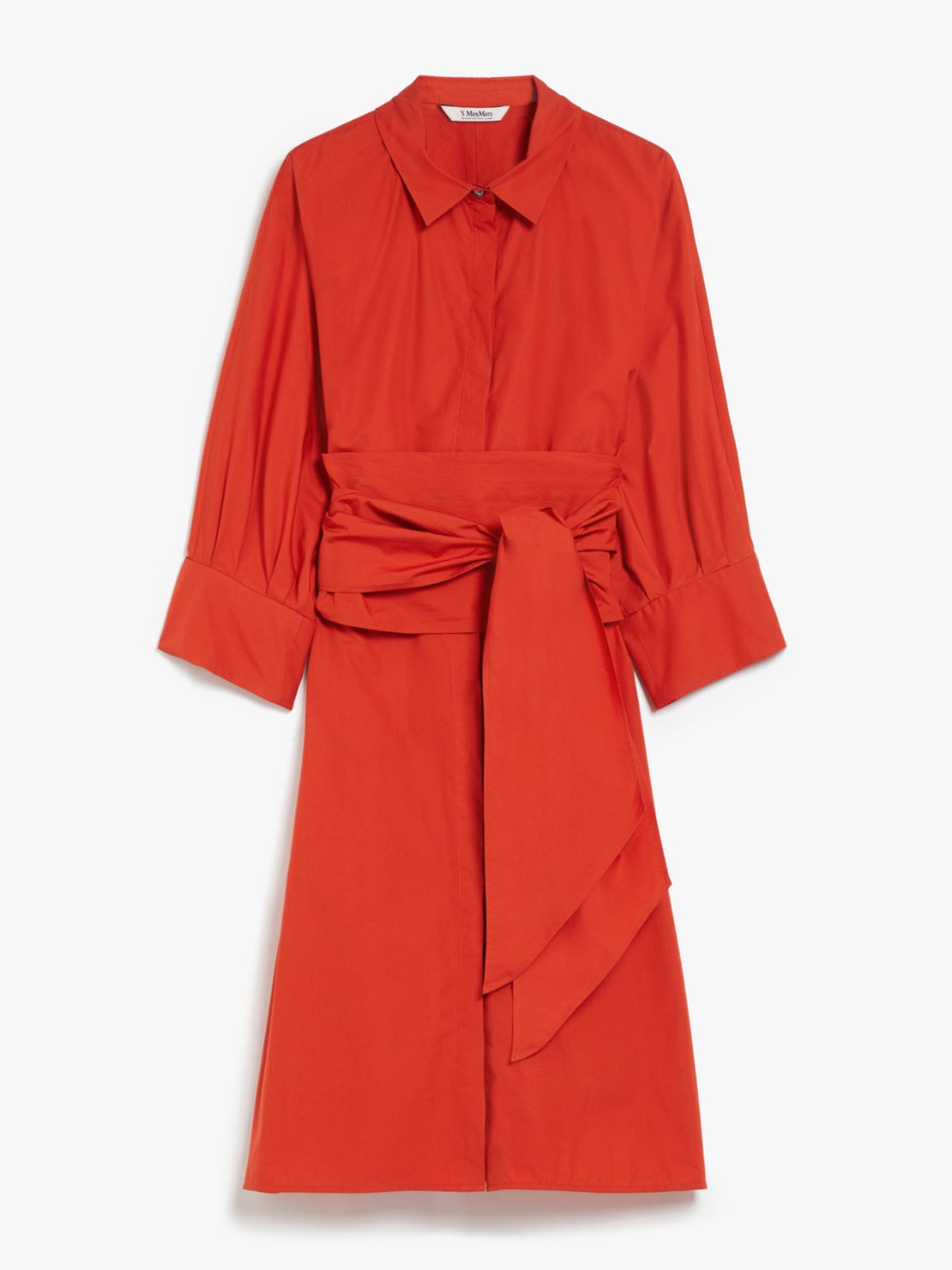 Poplin shirt dress