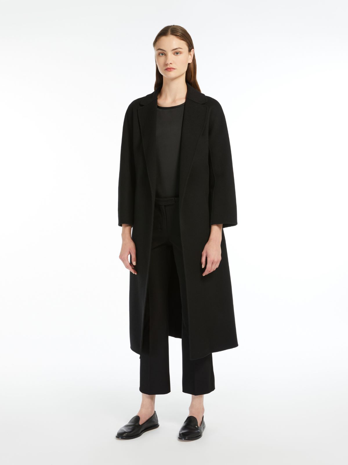 Stretch cotton blend trousers