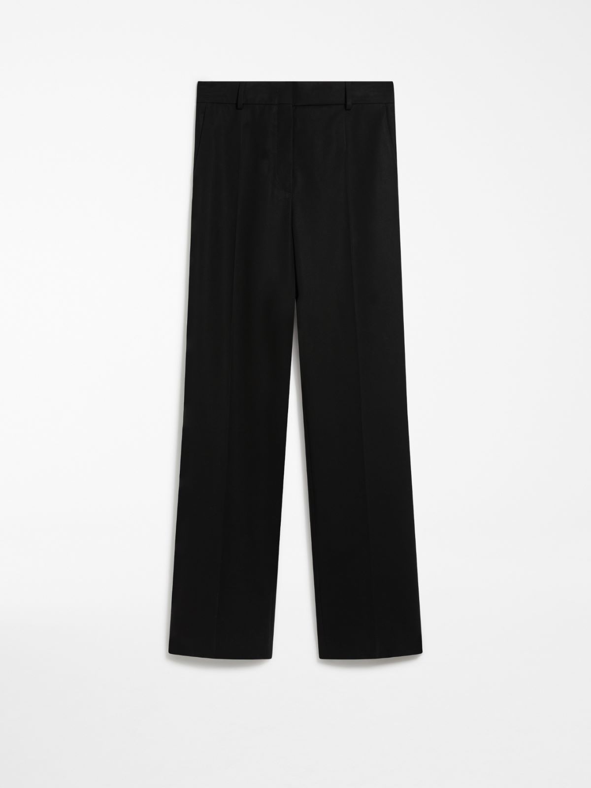 Waterproof gabardine boyfriend trousers