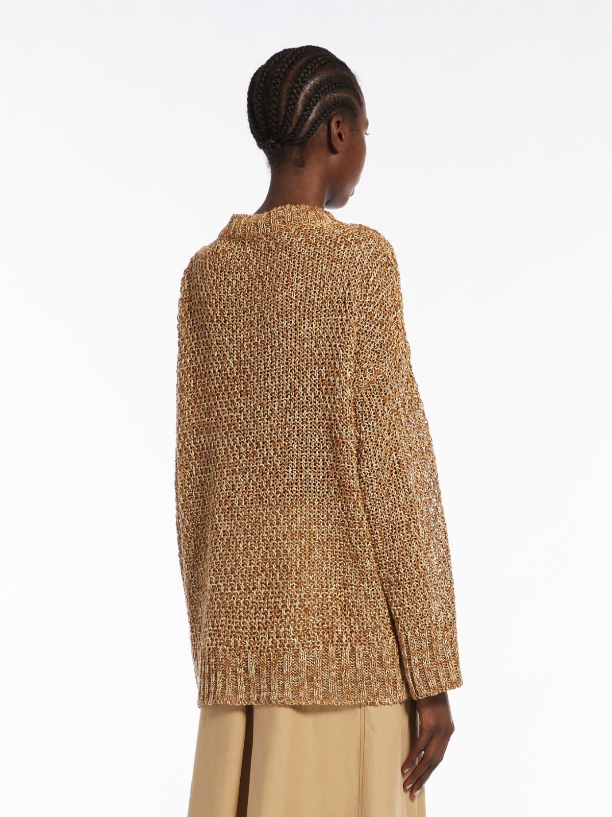 Linen yarn sweater