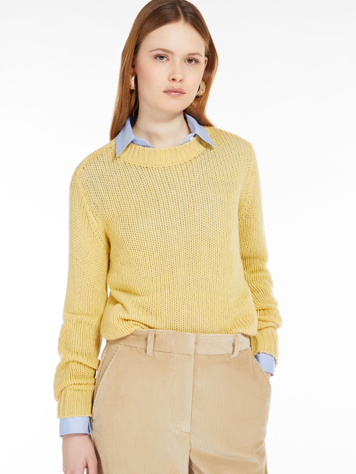 Cashmere crew-neck sweater