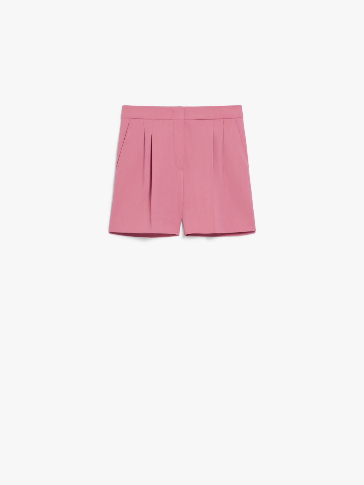 Wool crêpe shorts