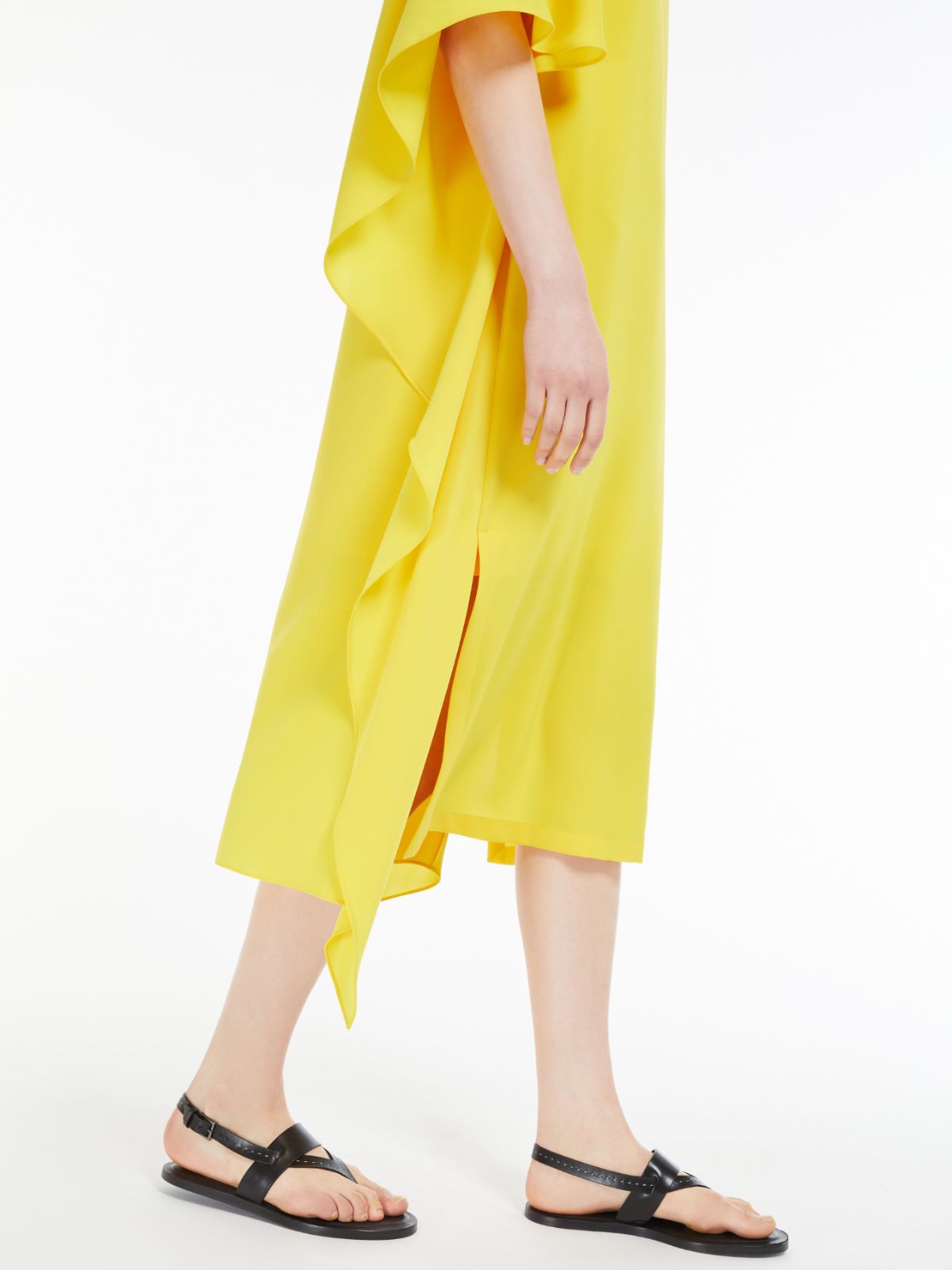 Cady dress with draping