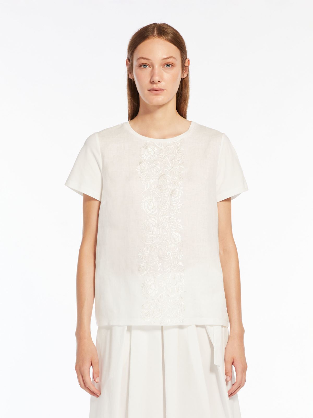 Linen canvas T-shirt