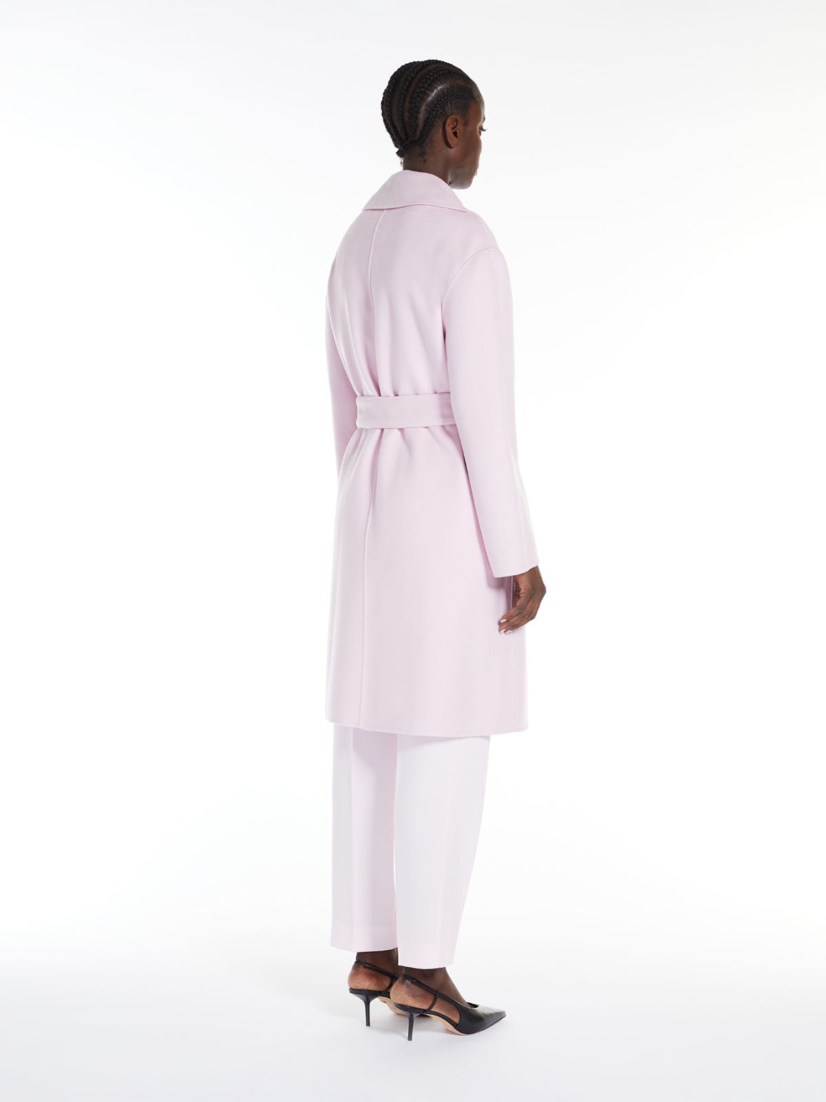 Wool, silk and cashmere coat