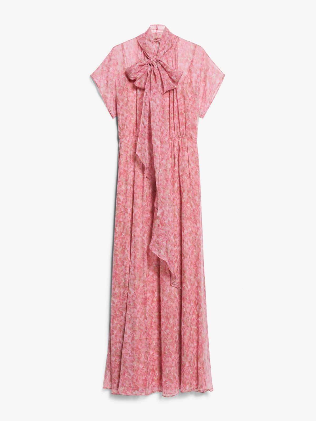 Printed georgette flared dress