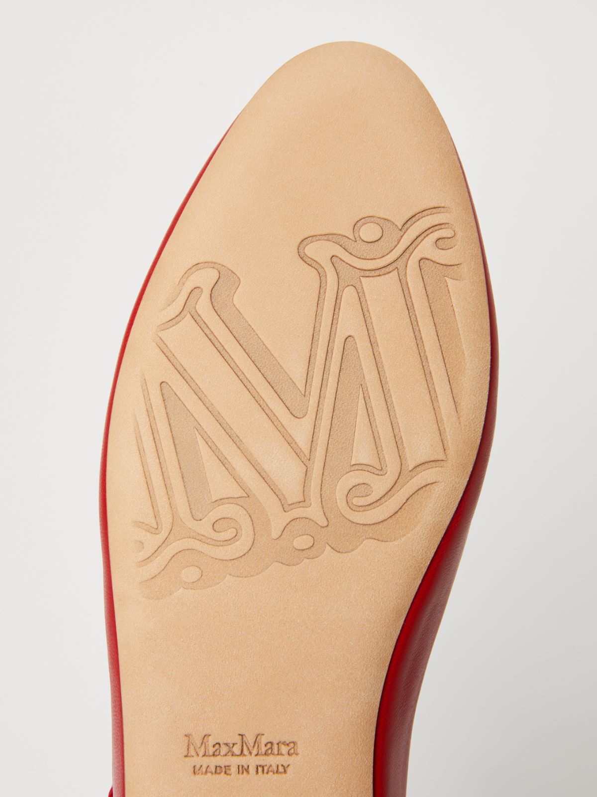 Nappa leather ballet flats