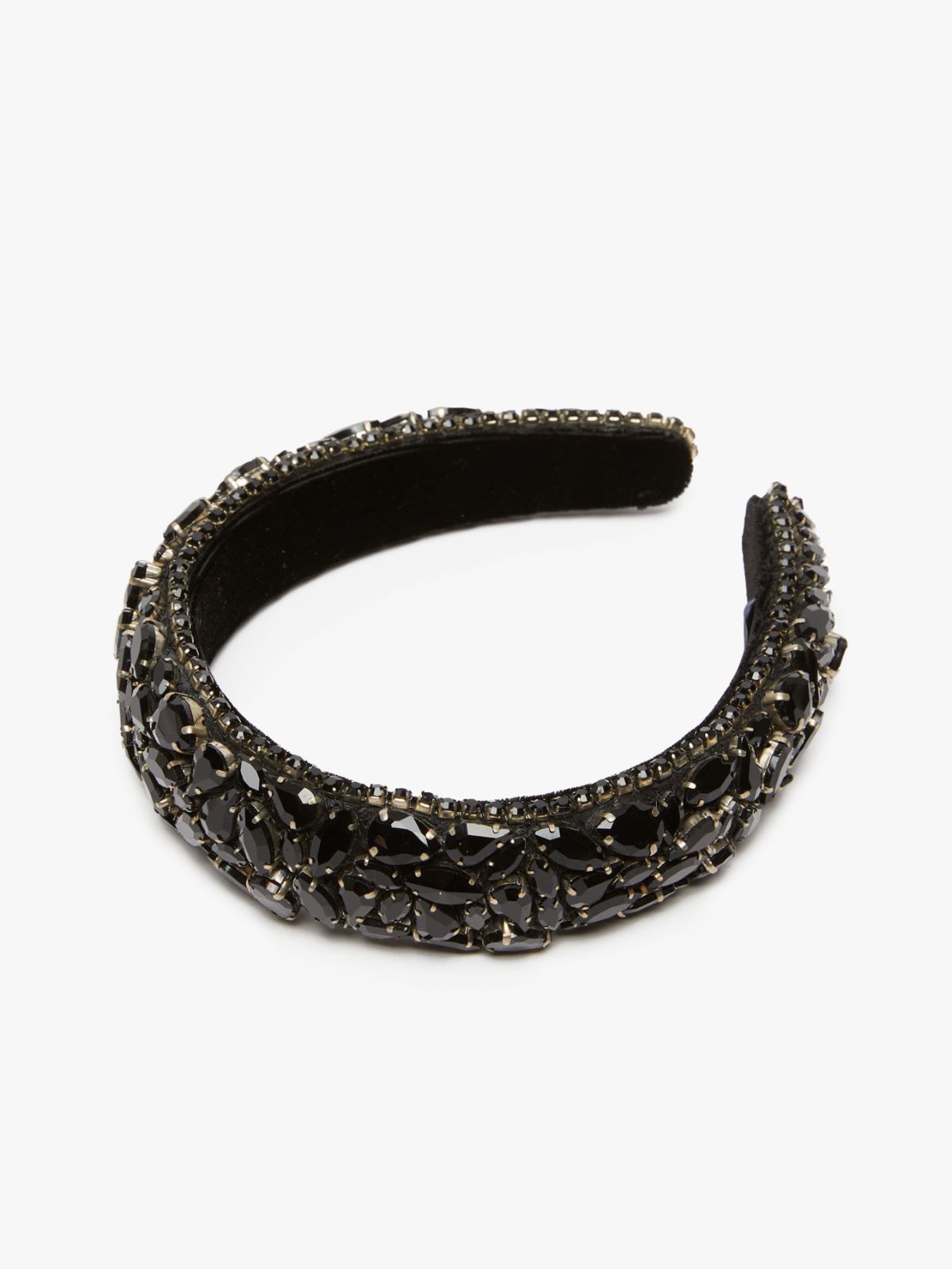 Bead and rhinestone headband