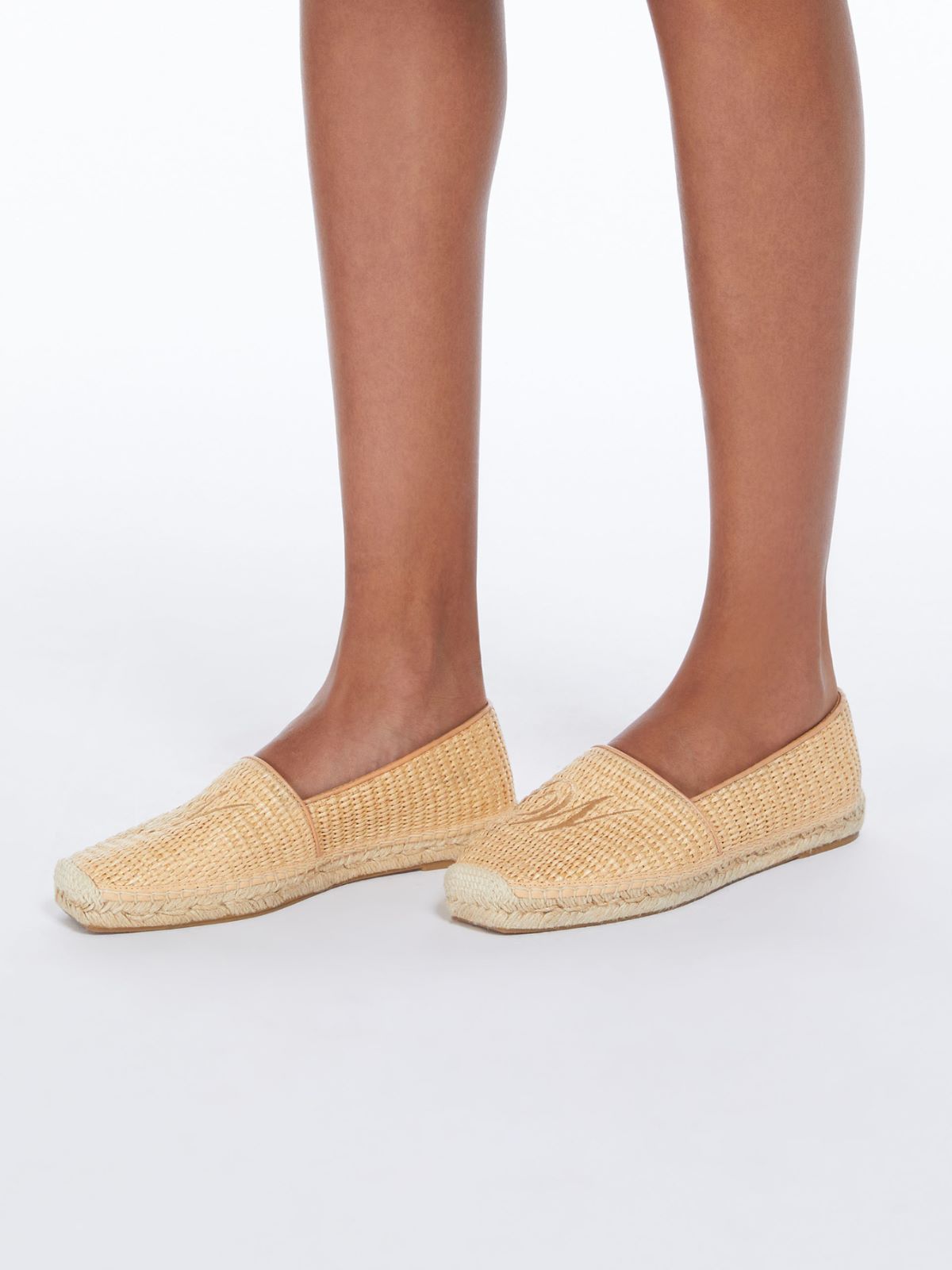 Raffia espadrilles