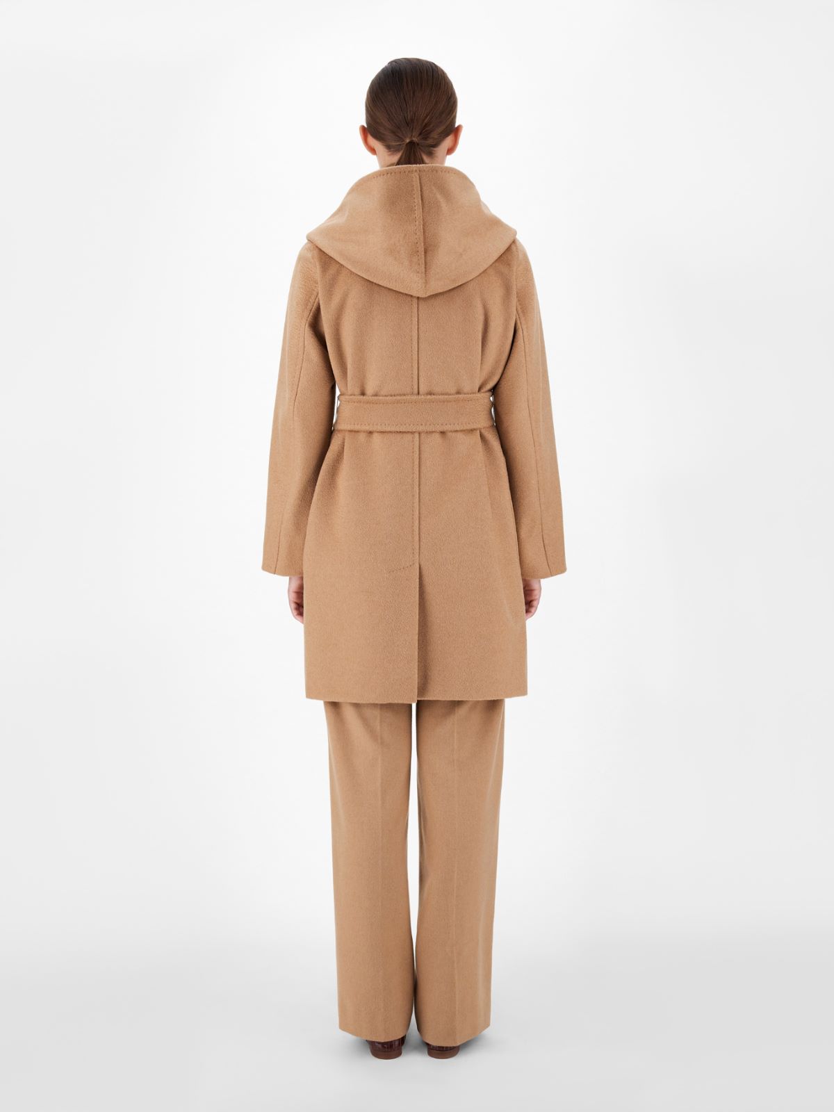 Camel colour robe coat