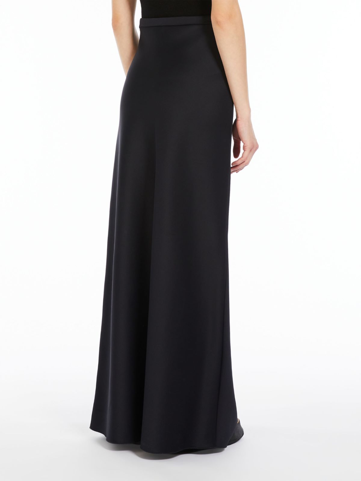 Long skirt in cotton scuba fabric