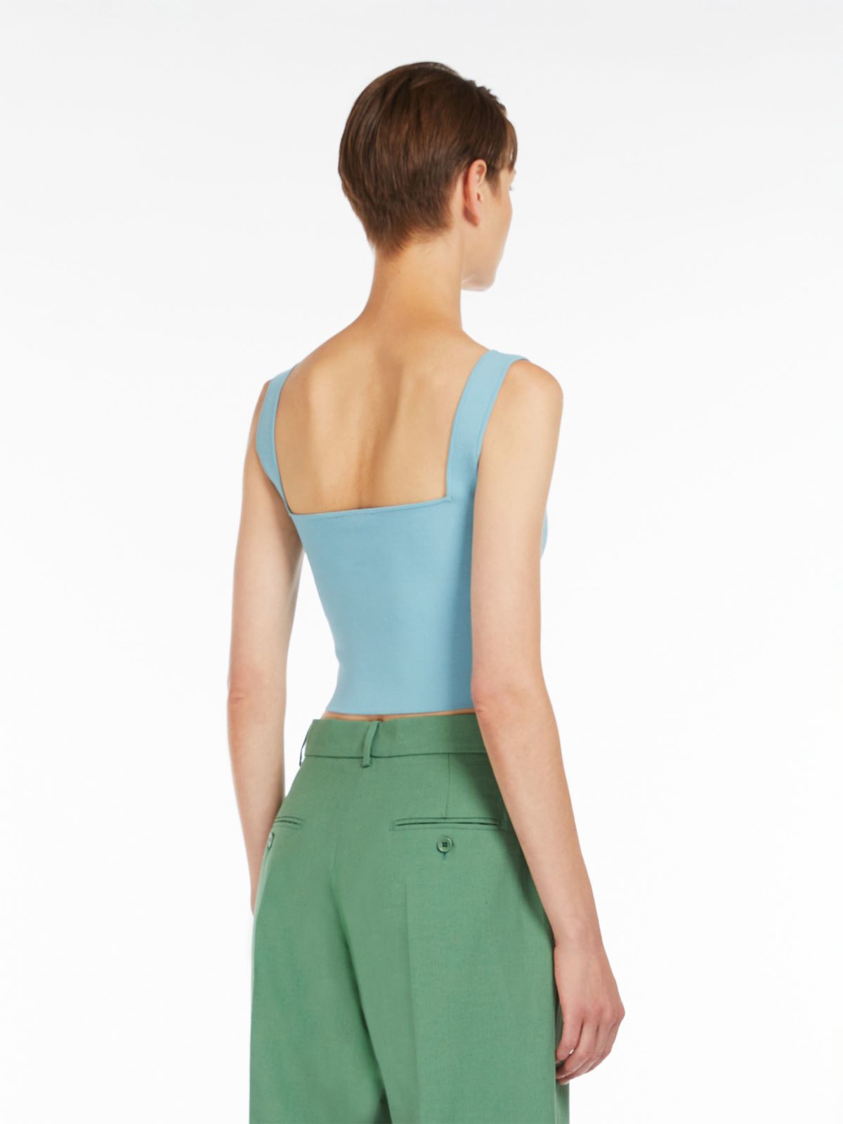 Viscose yarn vest top