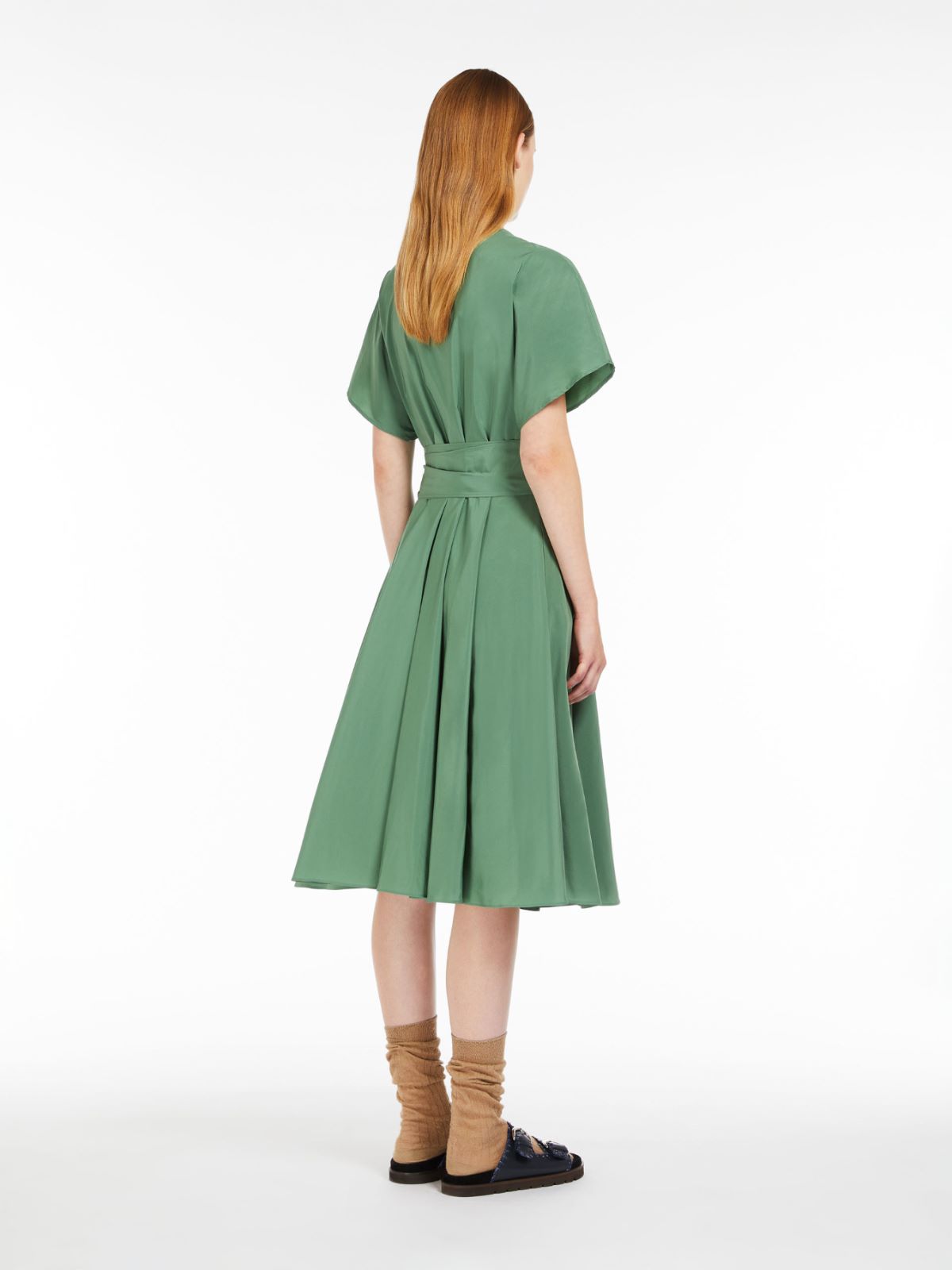 Cotton taffeta dress