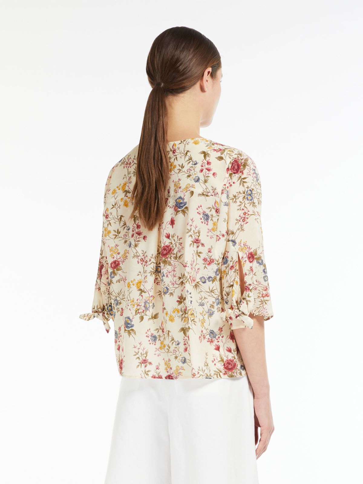 Silk crepe de chine blouse