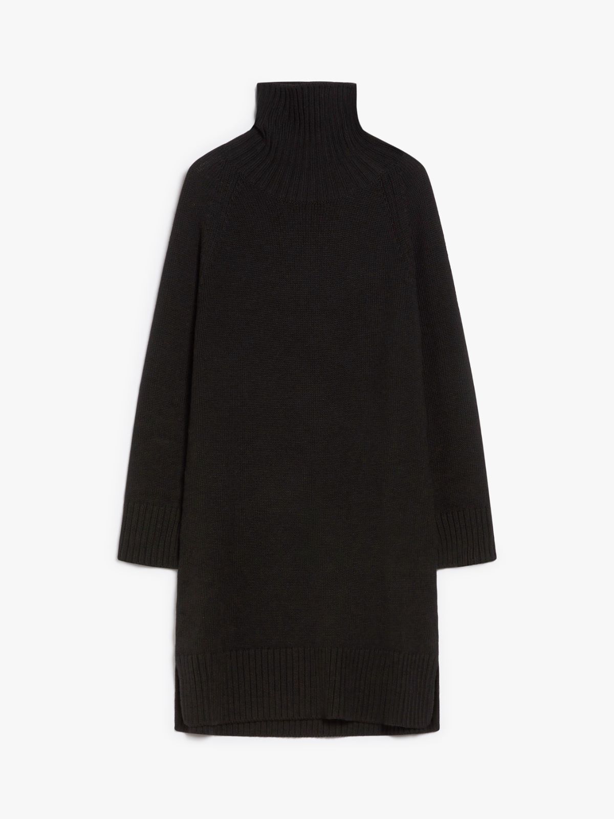 Wool turtleneck dress