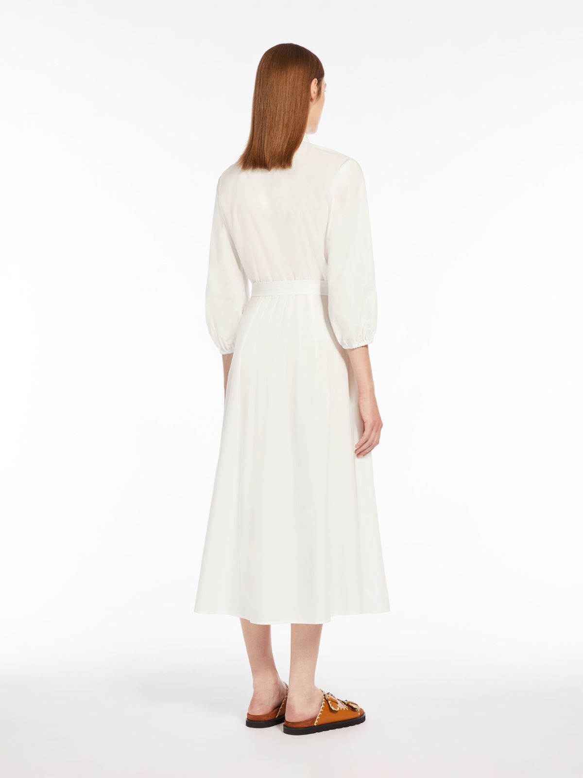 Cotton poplin dress