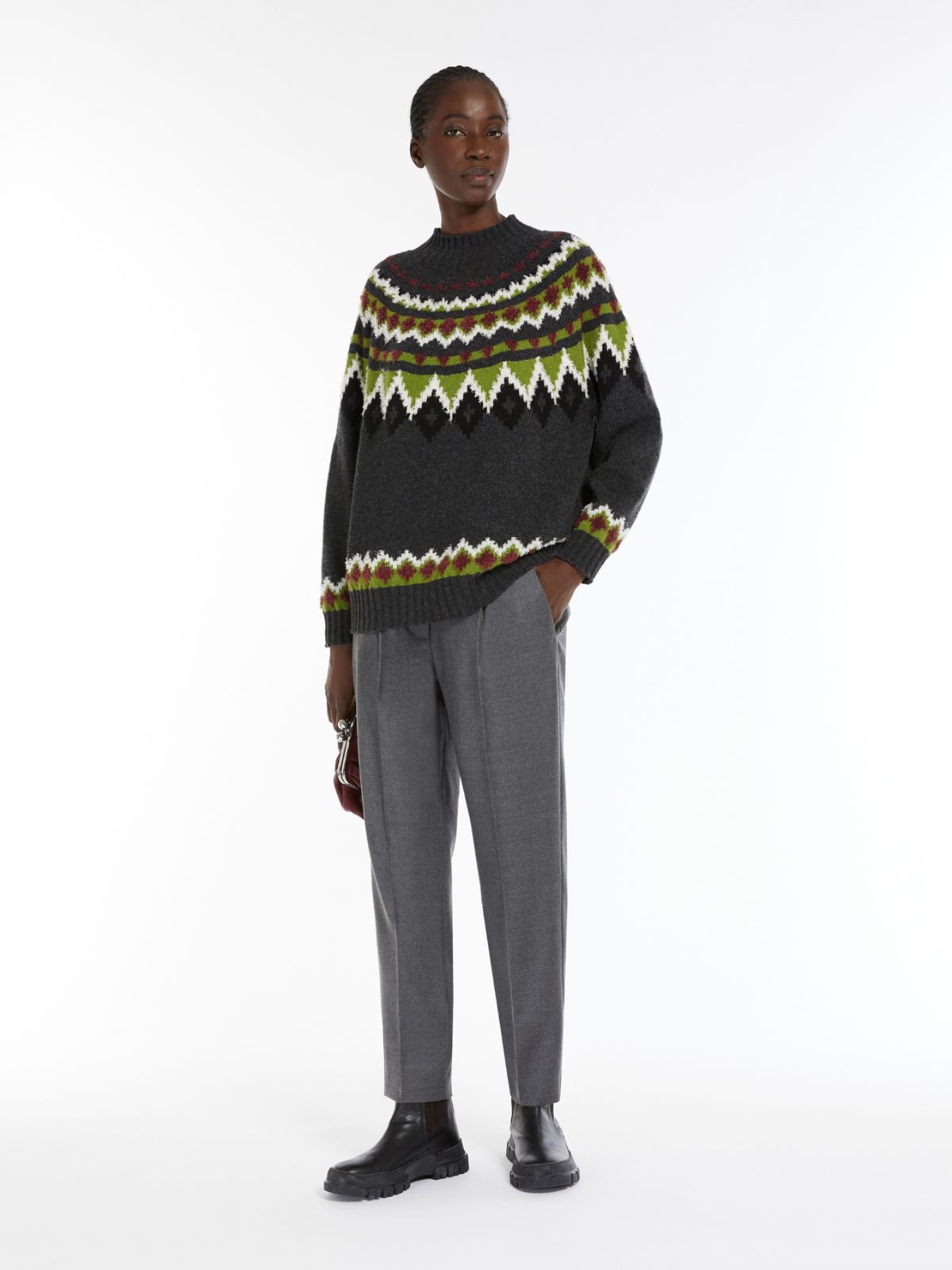 Comfortable wool trousers