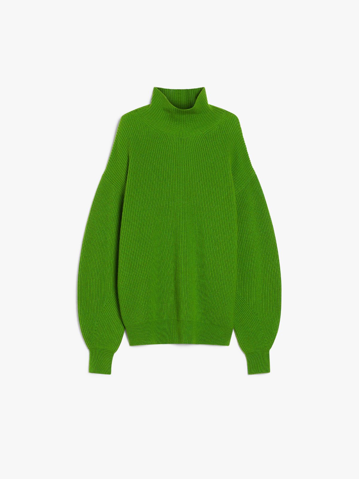 Wool and cashmere high-neck sweater