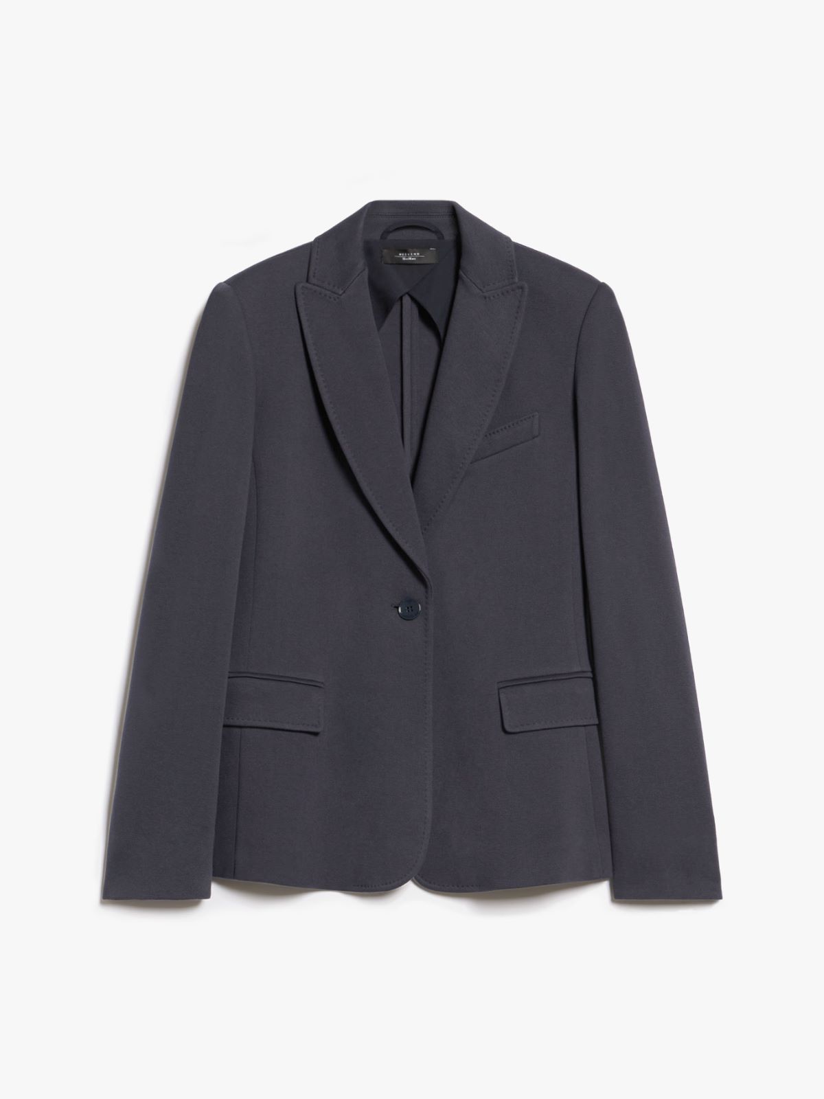 Piqué jersey blazer