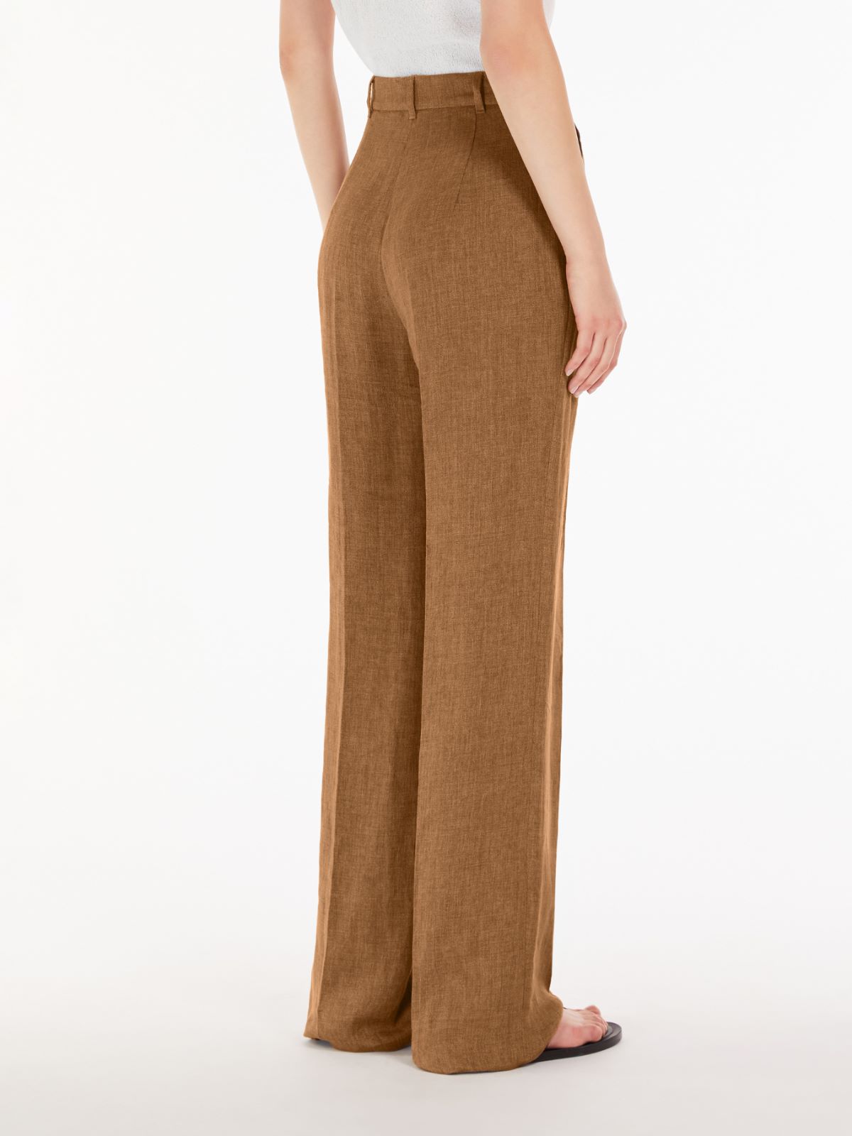 Faded linen trousers