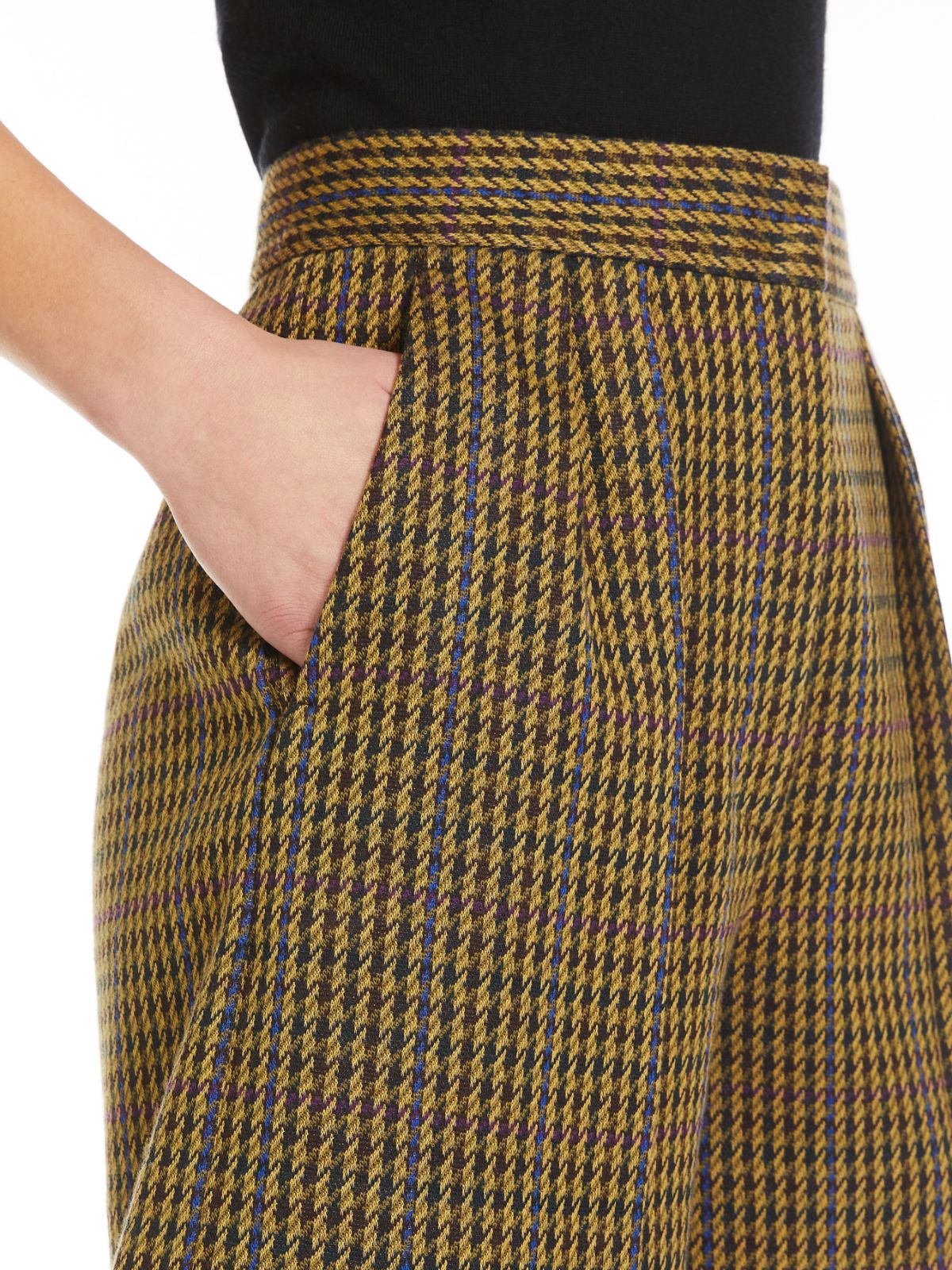 Pied de Poule jersey shorts