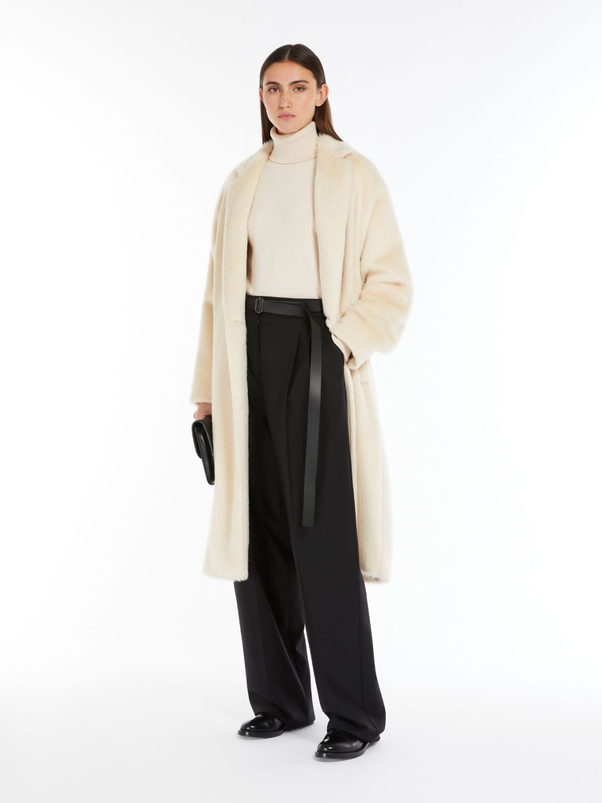 Cashmere polo-neck jumper