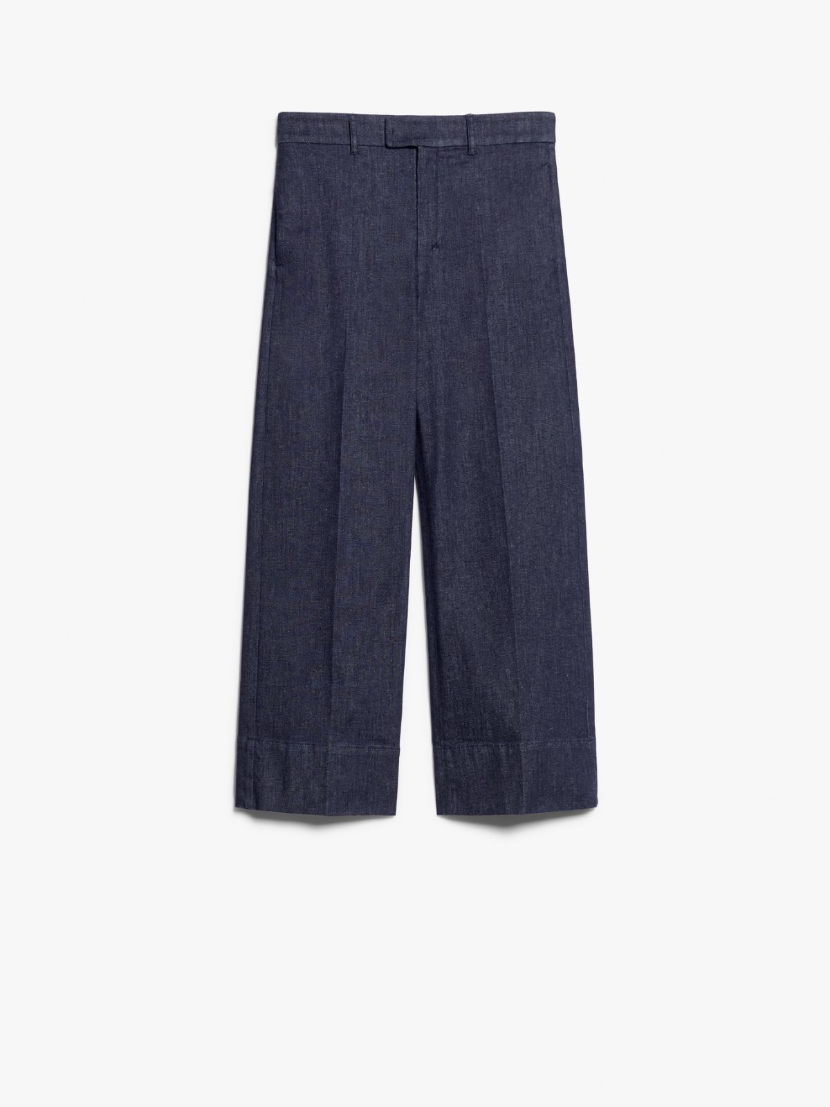 Stretch denim trousers