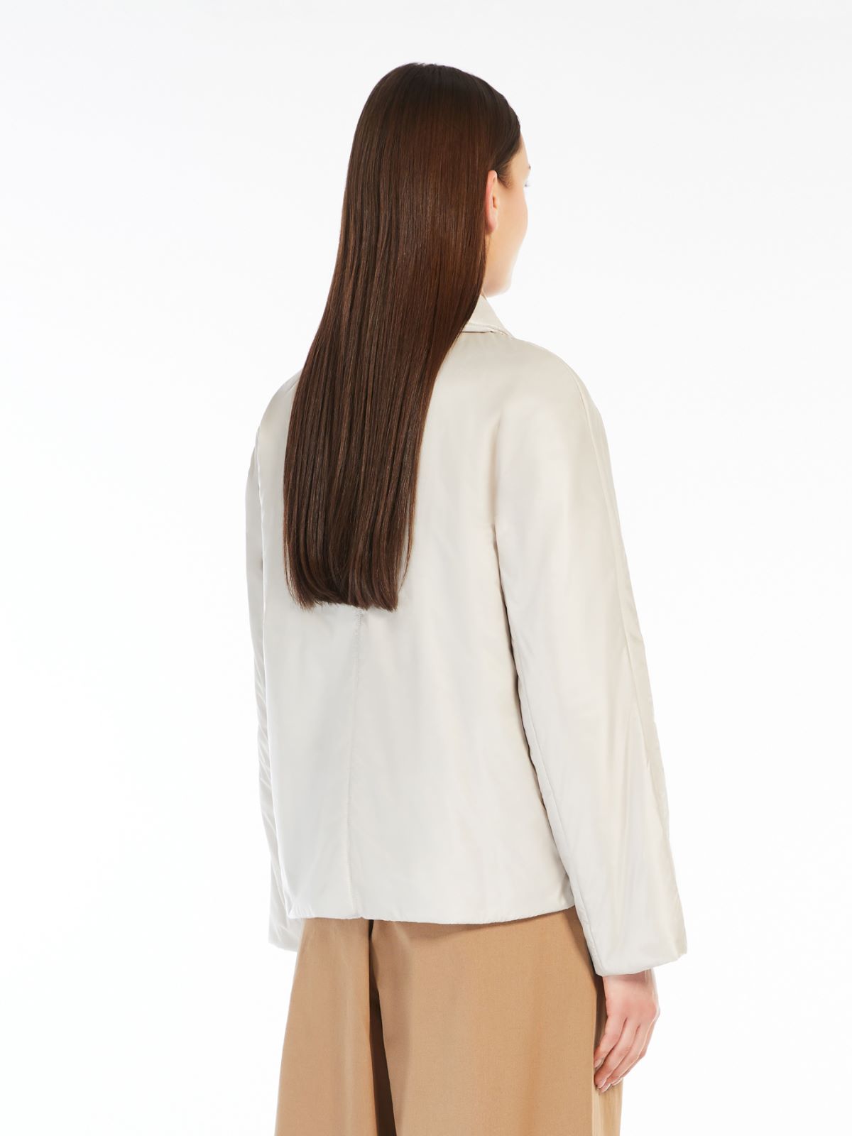 Water-repellent technical canvas jacket