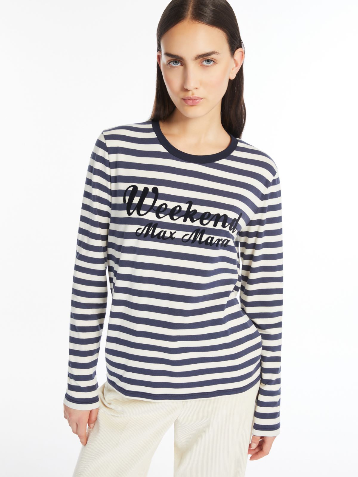 Cotton print T-shirt