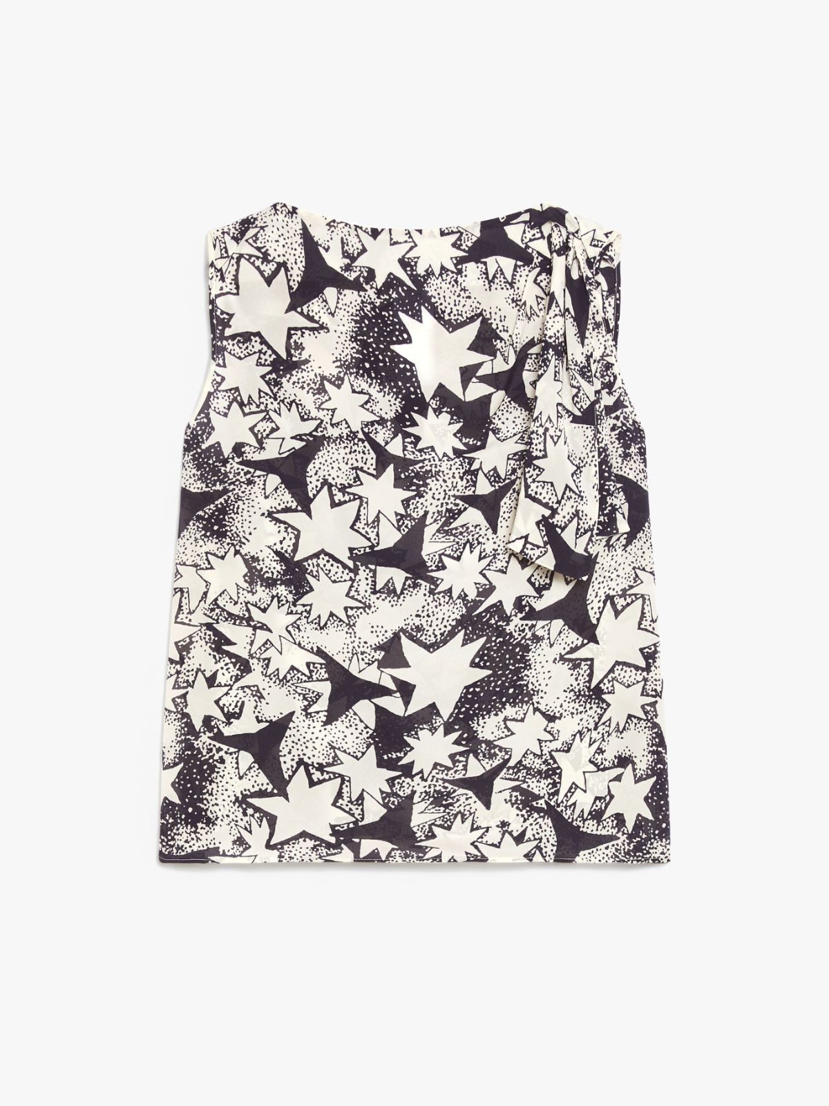 Silk crepe de chine top