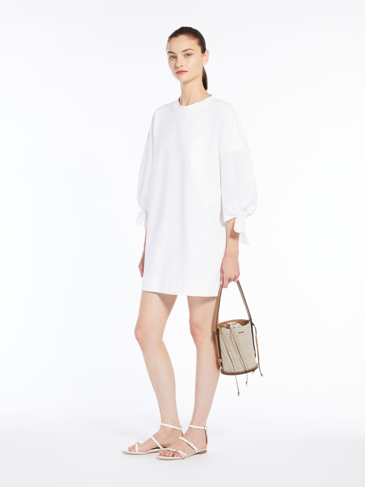 Poplin t-shirt dress
