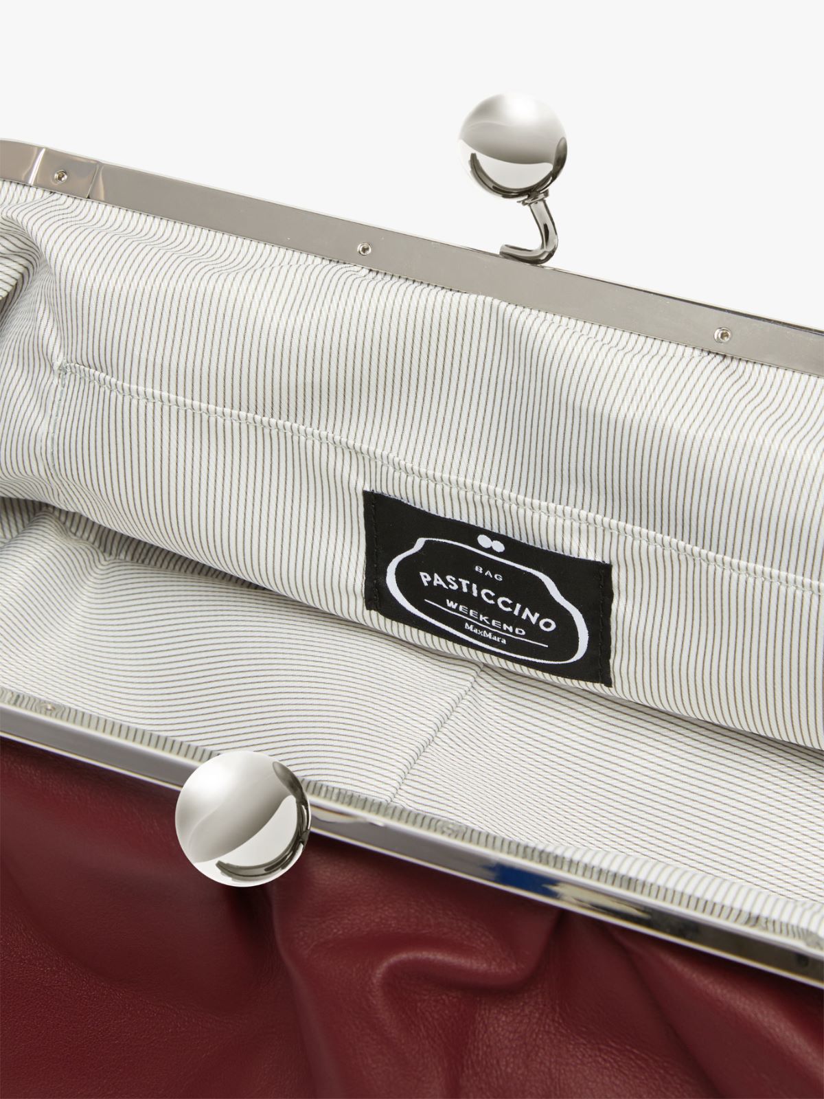 Large nappa leather Pasticcino bag