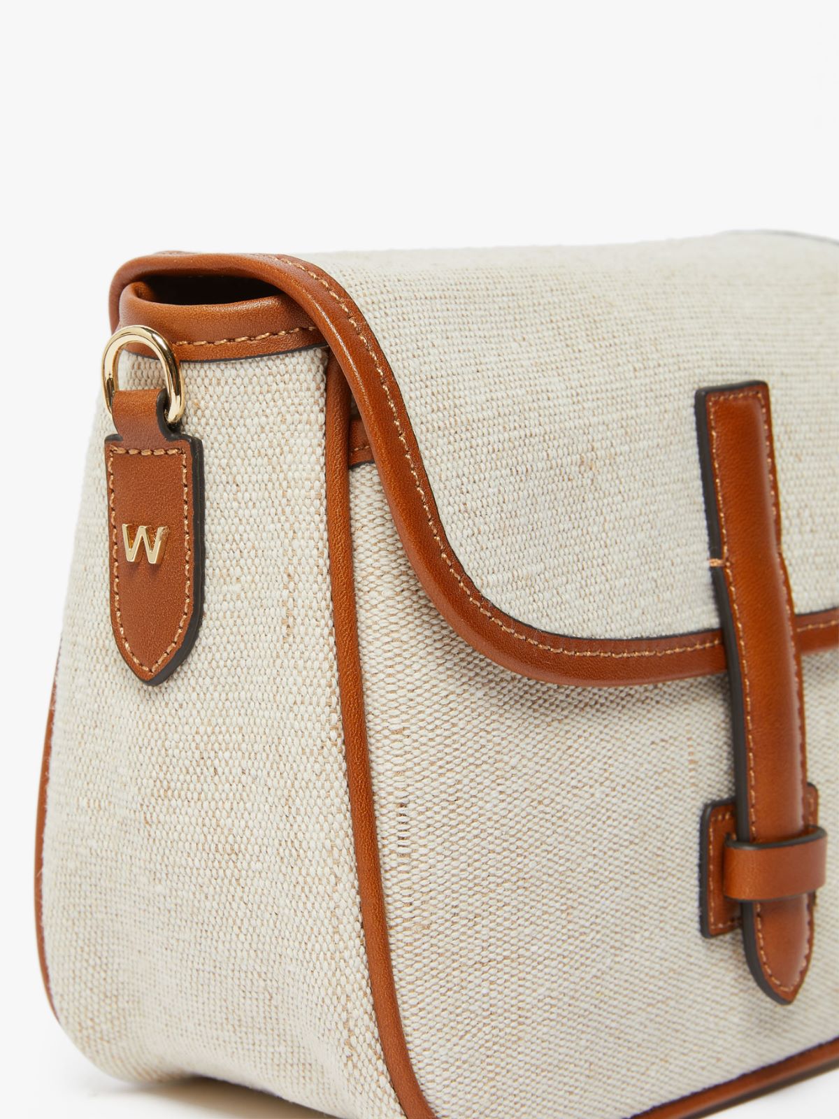 Resin-coated canvas bag