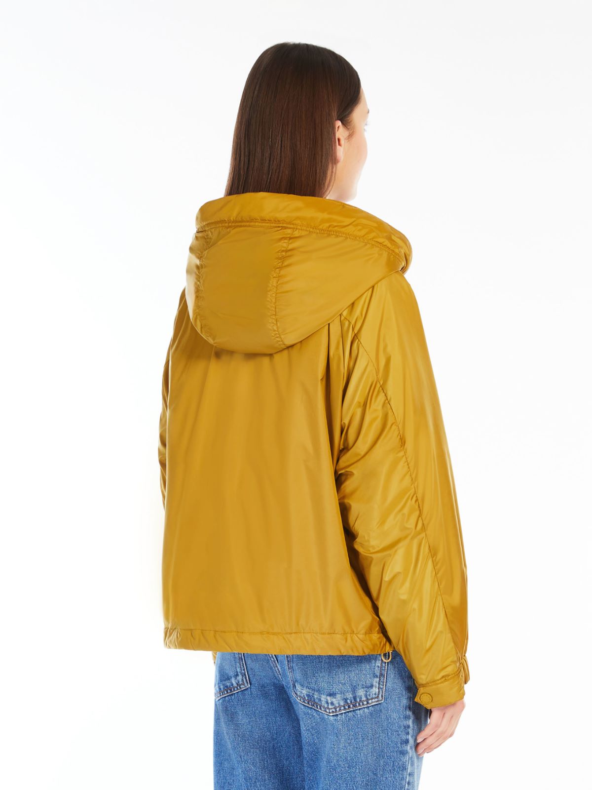 Reversible water-repellent canvas windbreaker