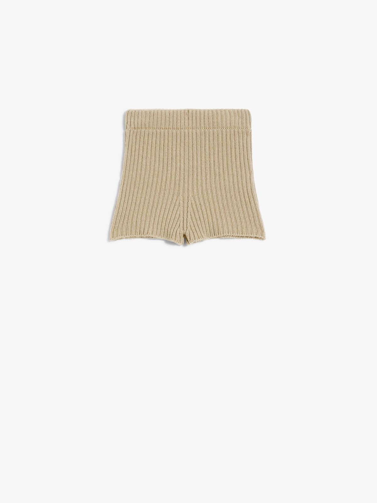 Rib-knit culottes