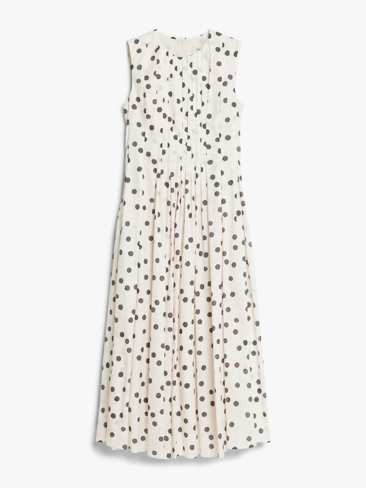 Printed cotton voile dress