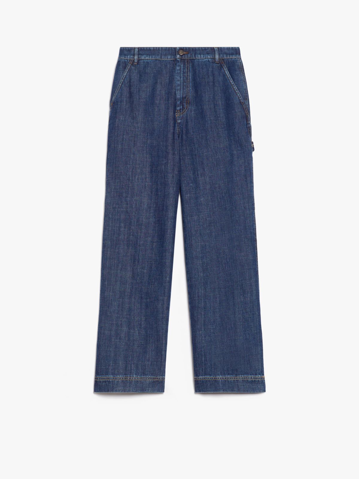 Denim cargo jeans