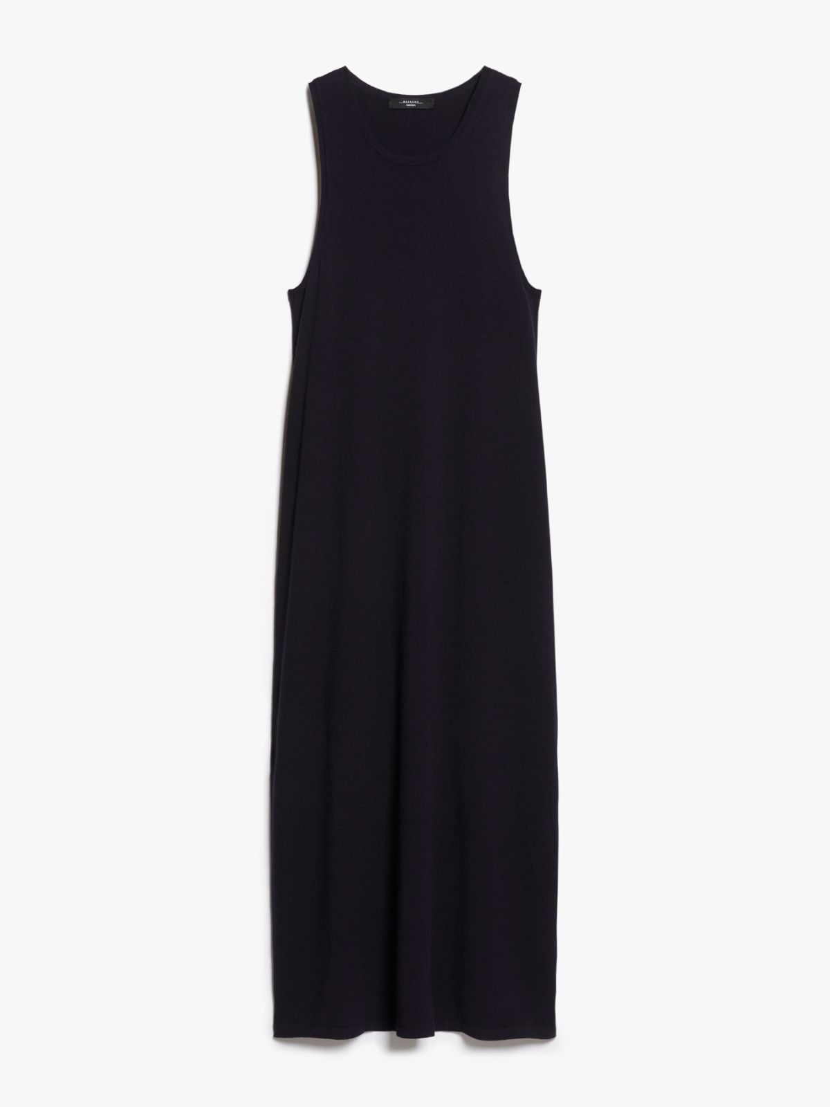 Sleeveless stretch viscose dress