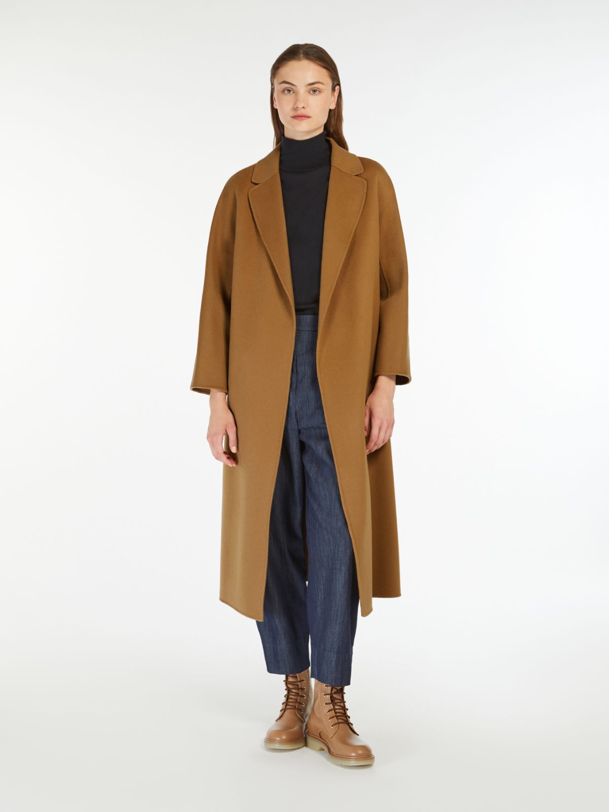 Wool midi coat