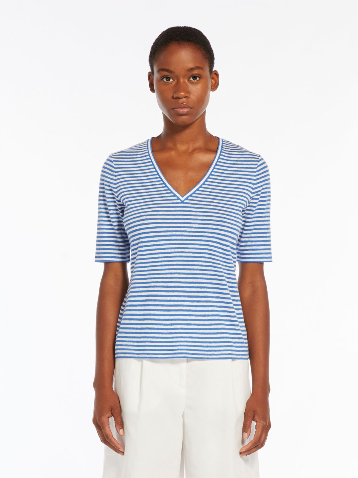 Linen jersey T-shirt