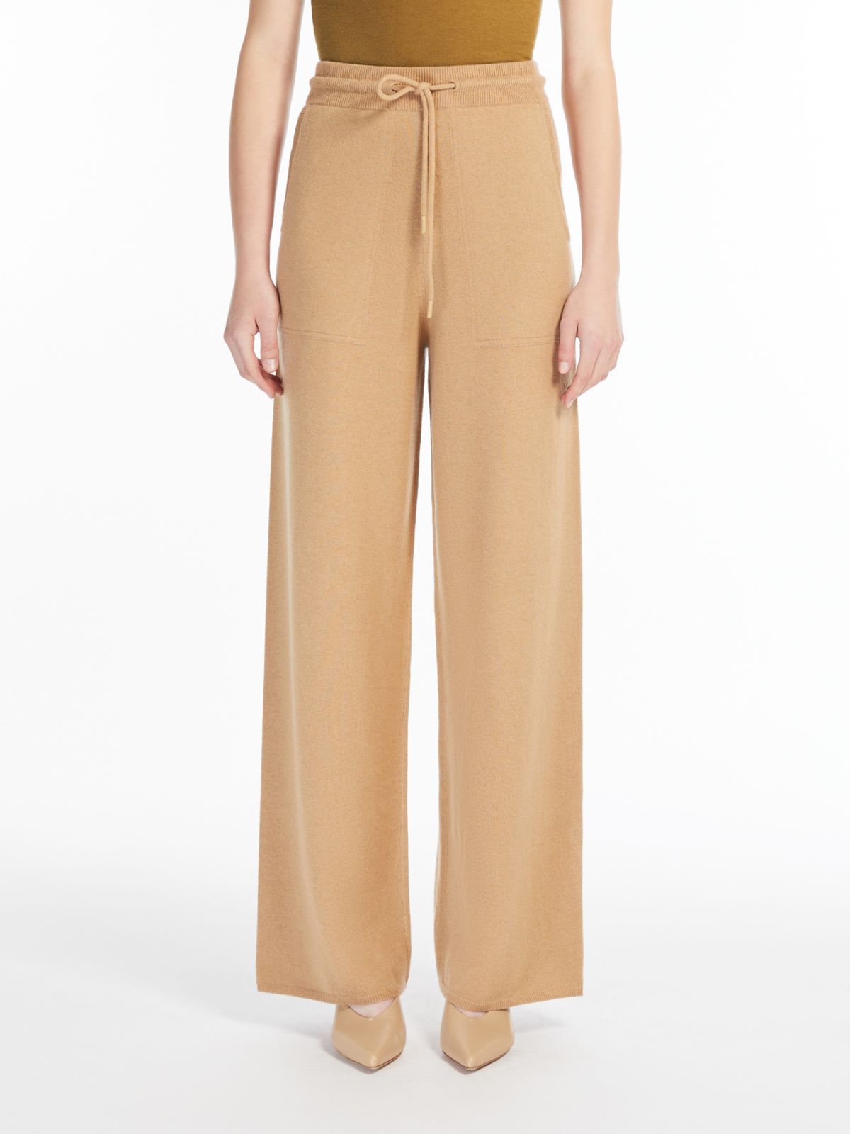 Wool and cashmere trousers