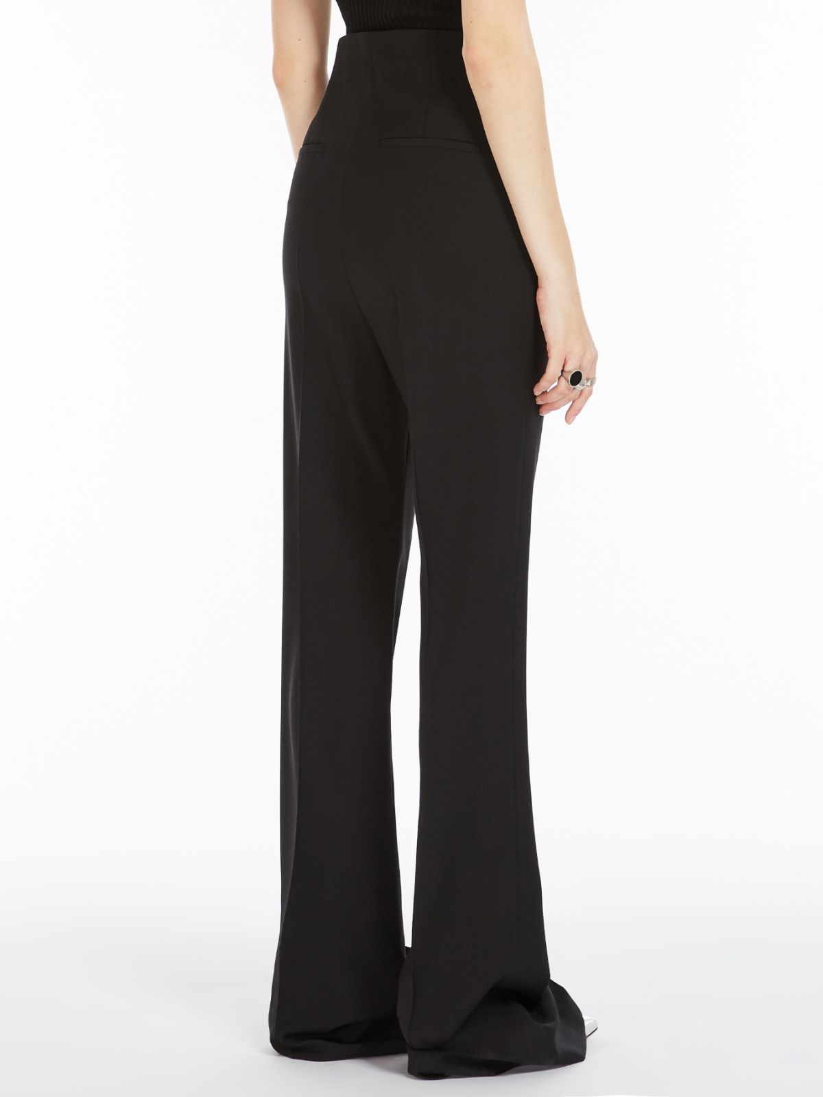 Slim and flared trousers