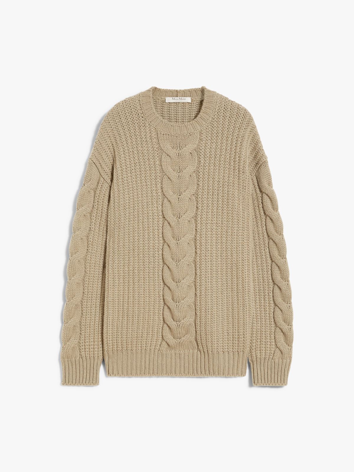 Ribbed cotton oversized pullover