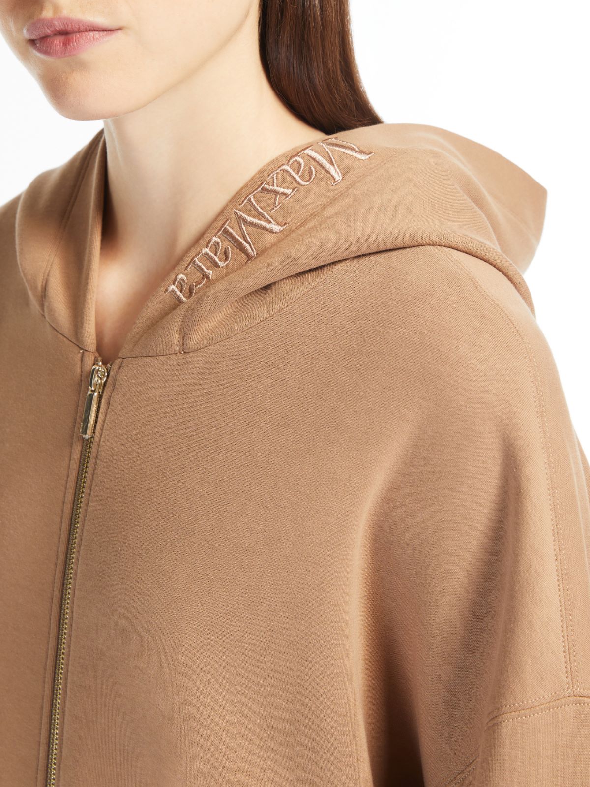 Long jersey sweatshirt