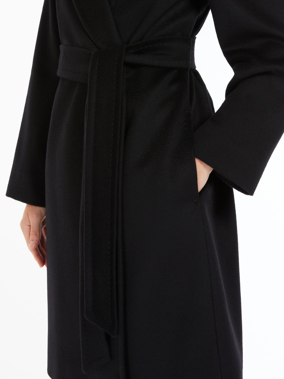 Wool robe coat