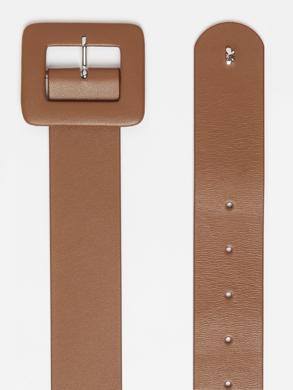 Nappa leather belt