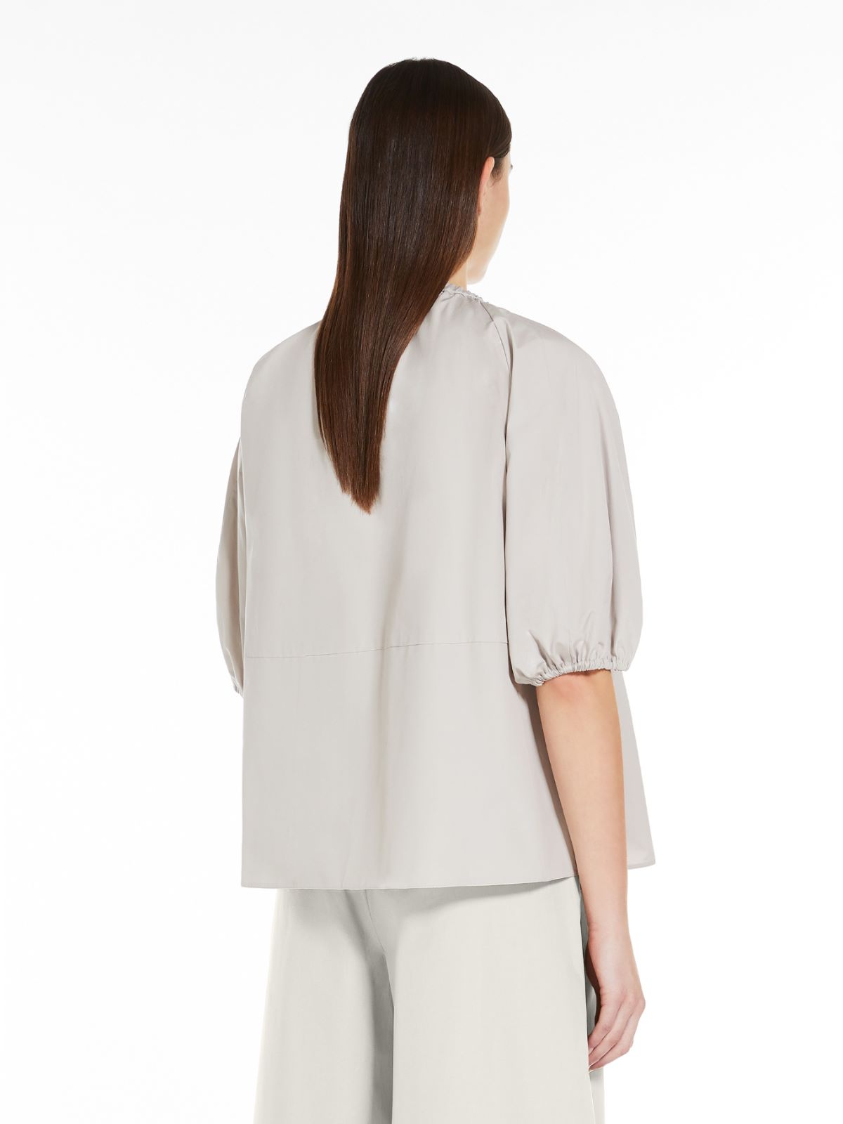 Cotton poplin blouse