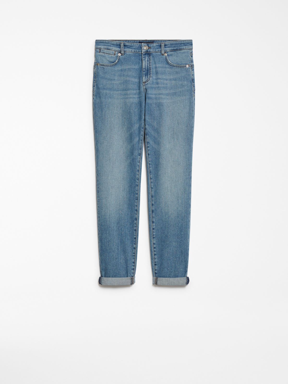 Low-rise cigarette jeans