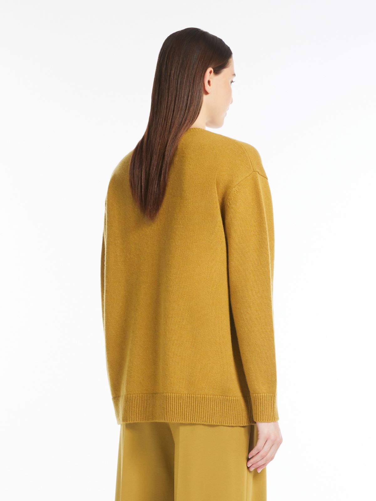 Wool, cashmere and sequin pullover