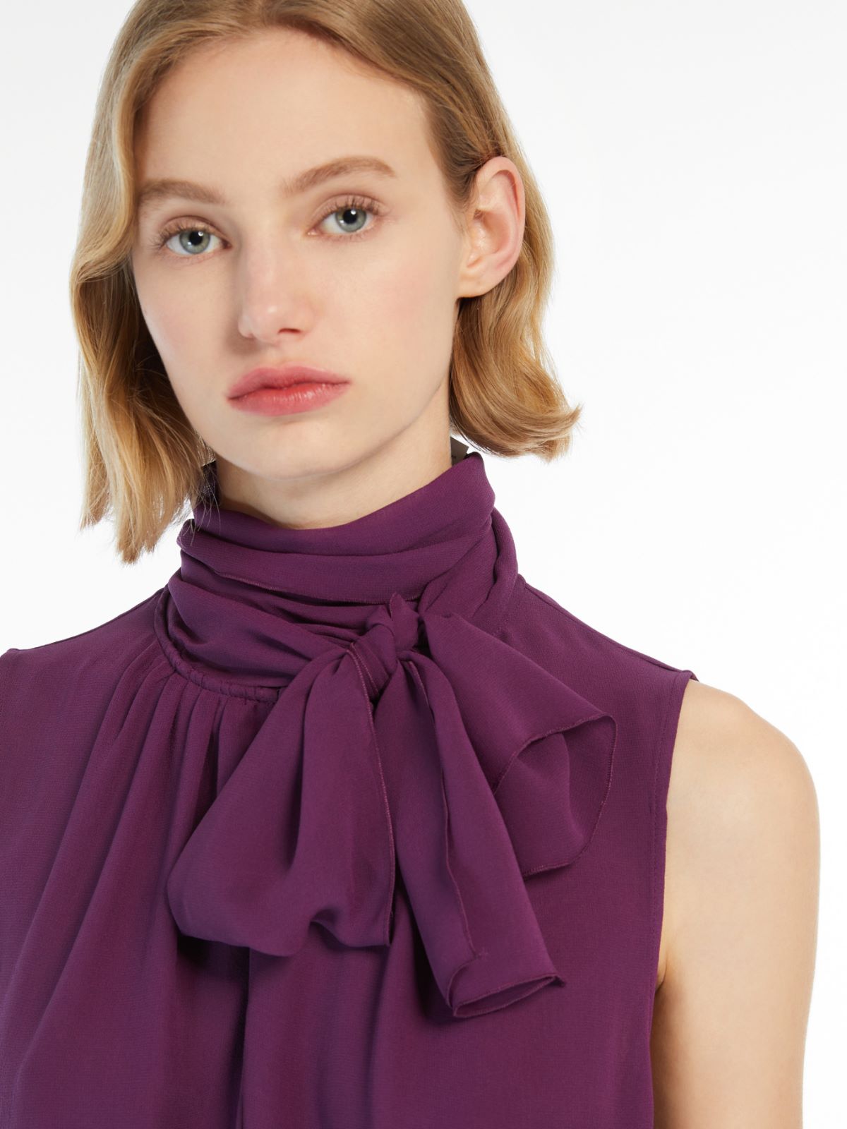 Silk georgette blouse